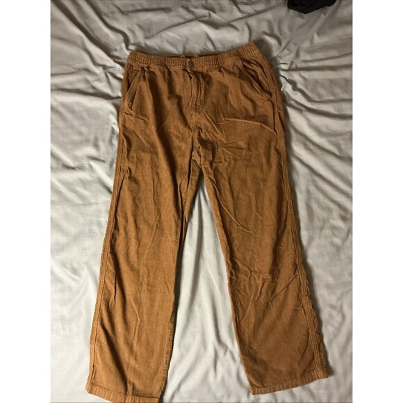 Elastic Worker Pants | Cotton On Men’s Corduroy Pants Size Large - Picture 1 of 5